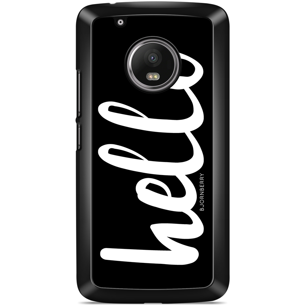 Moto G5 Plus Case - Hello White