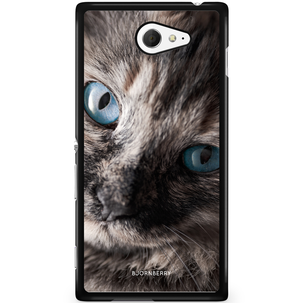 Sony Xperia M2 Aqua Case - Cat Blue Eyes