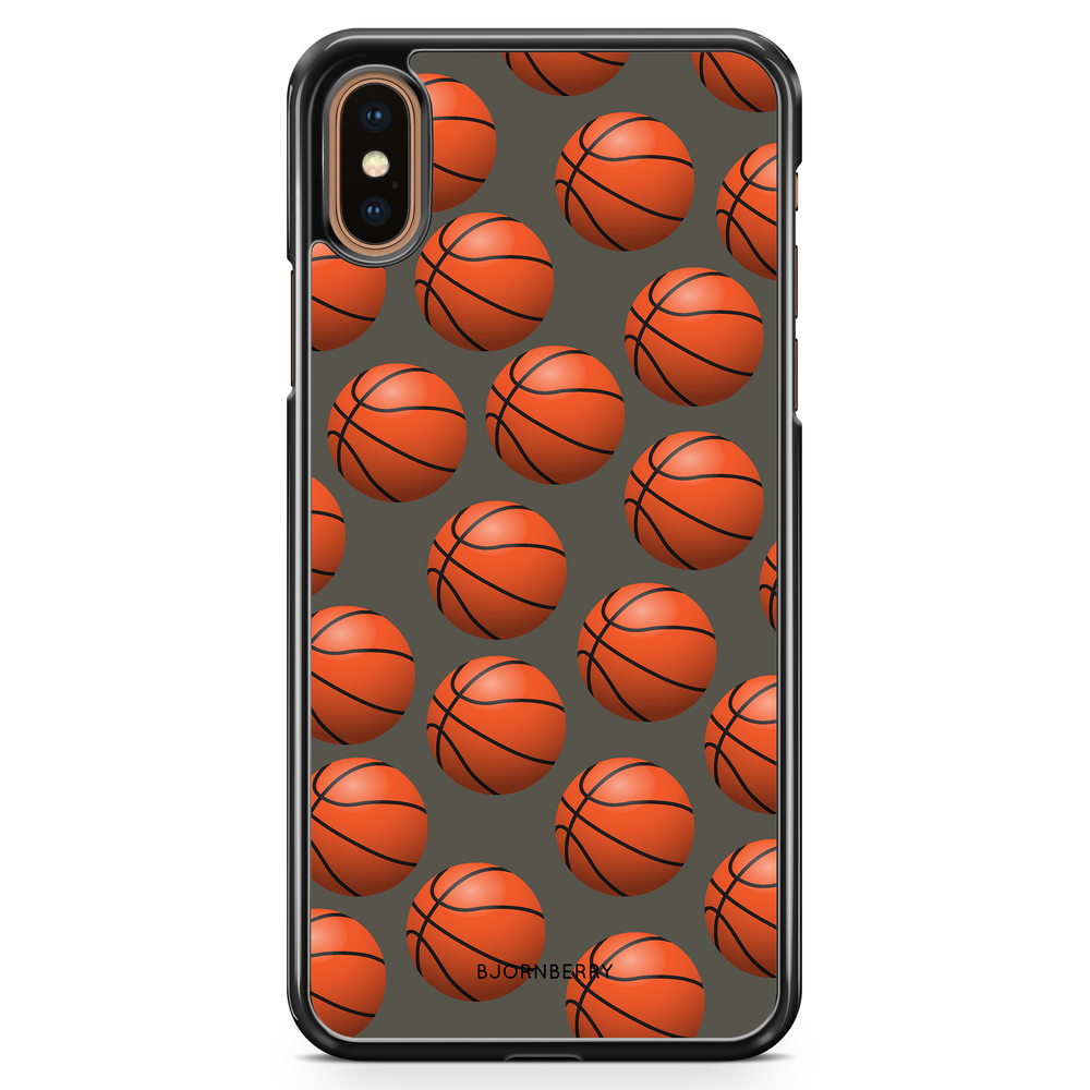 iPhone XS Max Case - Basketballs Pattern
