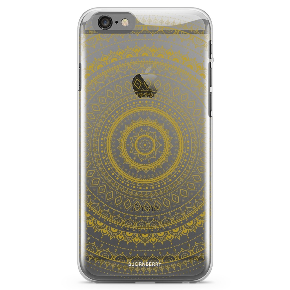 iPhone 6/6s TPU Case - Gold Mandala