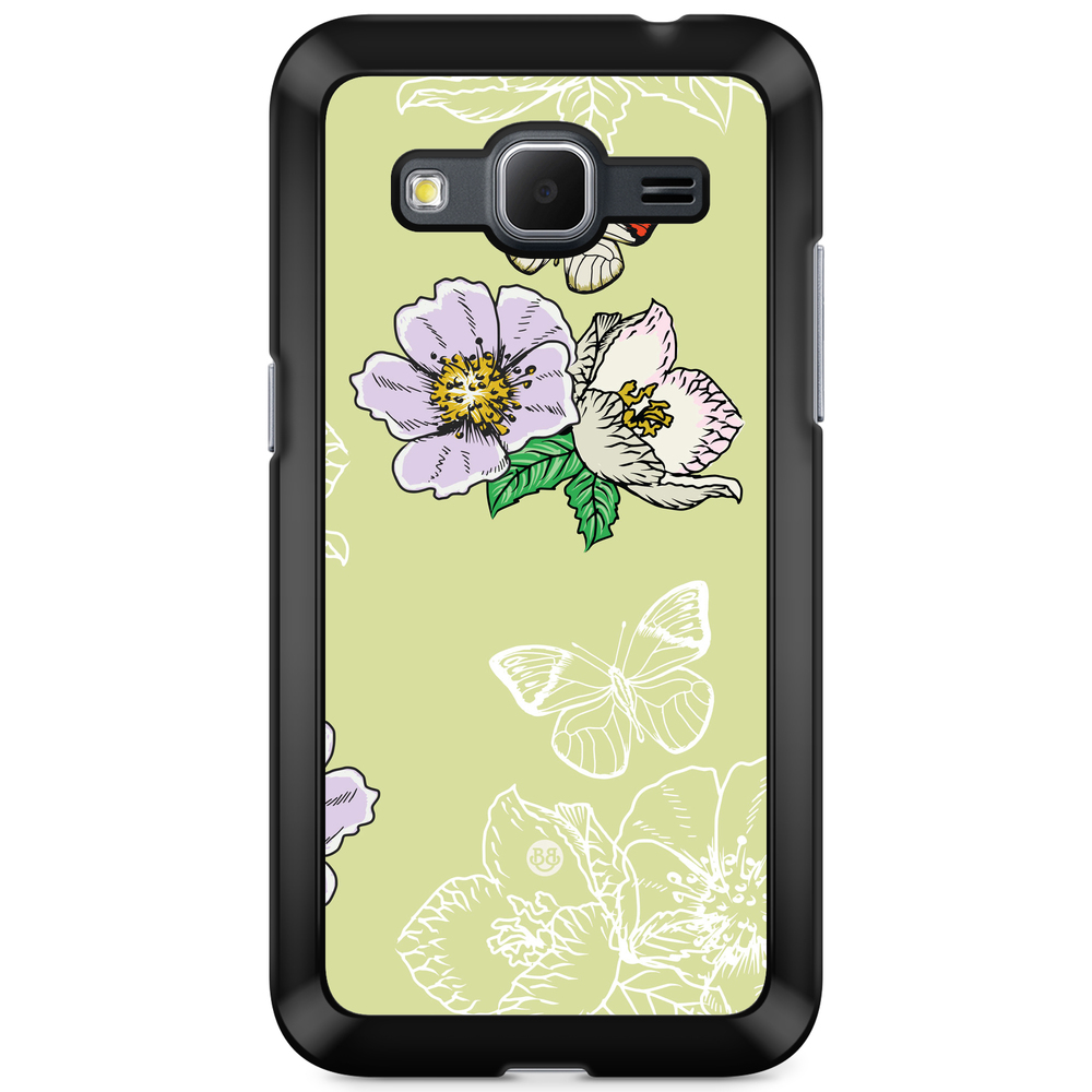 Samsung Galaxy Core Prime Case - Butterfly Flower