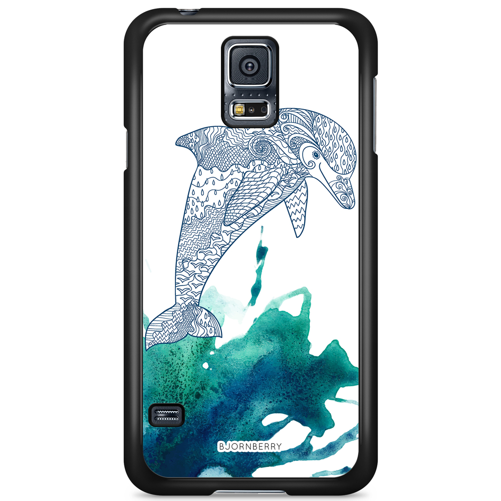 Samsung Galaxy S5/S5 NEO Case - Mandala Dolphine