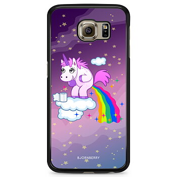 Samsung Galaxy S6 Edge Skal - Bajsande Enhörning