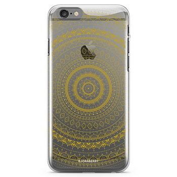 iPhone 6 Plus/6s Plus TPU Skal - Guld Mandala