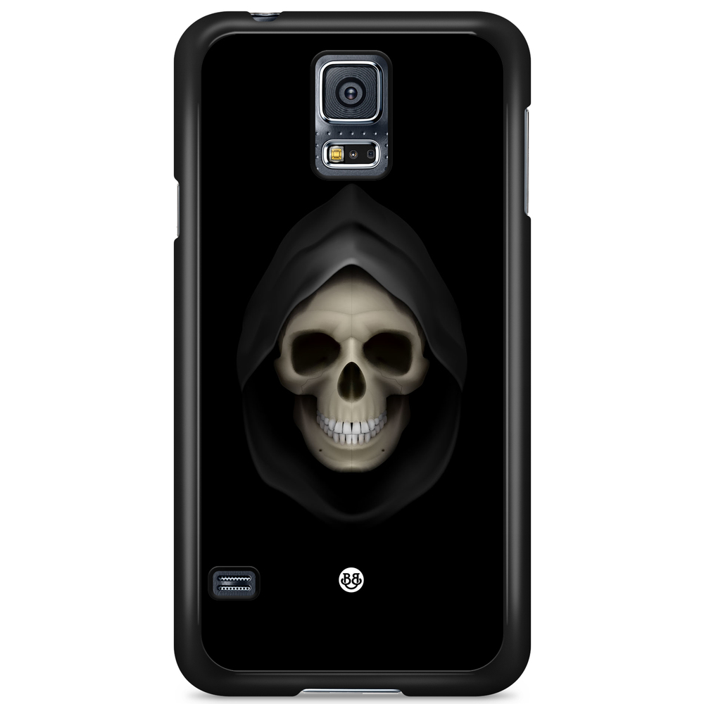 Samsung Galaxy S5/S5 NEO Case - Svart Dödskalle