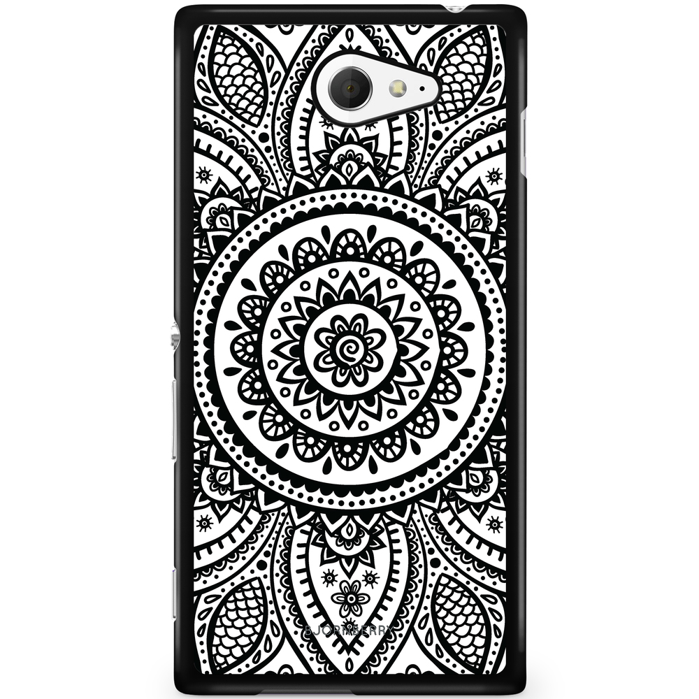 Sony Xperia M2 Aqua Case - Henna Mandala