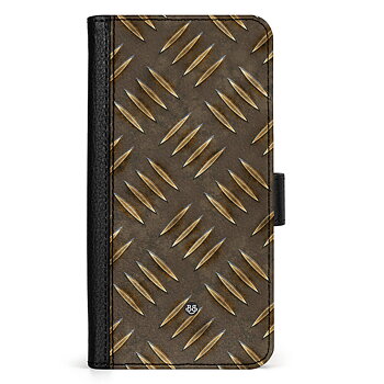 Samsung Galaxy S24 Ultra Wallet Case - Steel pattern