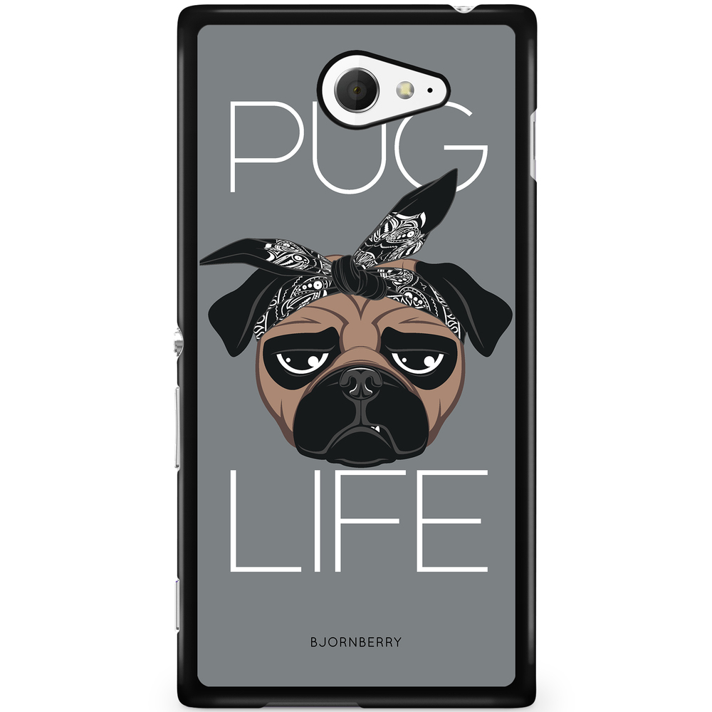 Sony Xperia M2 Aqua Case - Pug Life