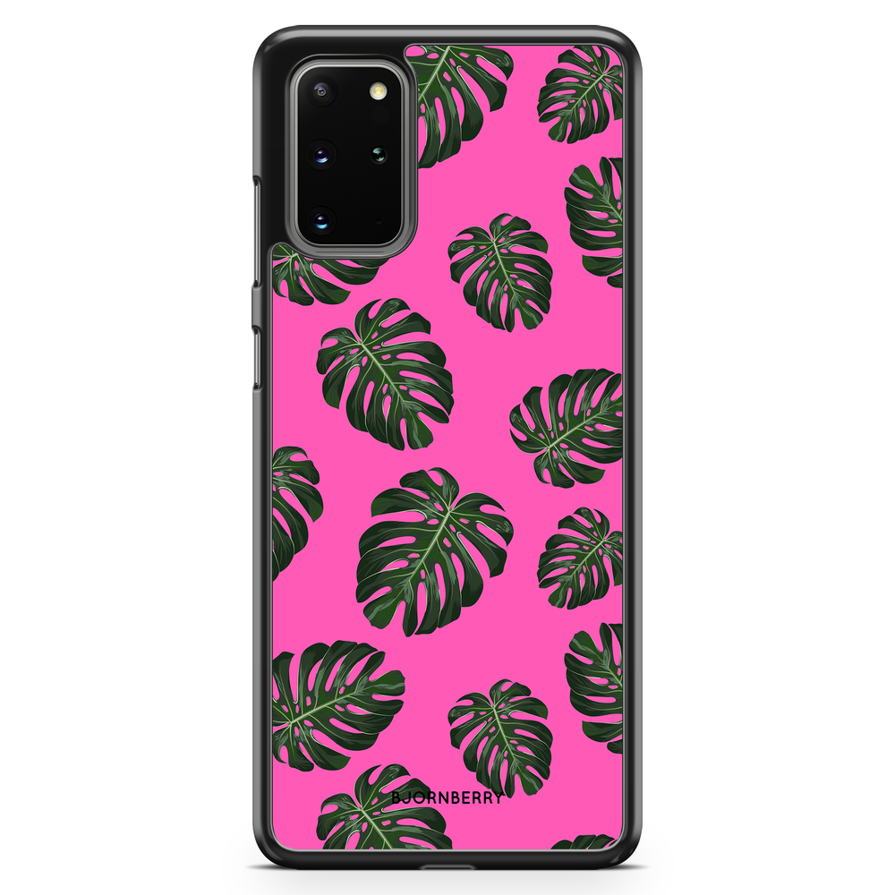 Samsung Galaxy S20 Plus Case - Monstera Pink