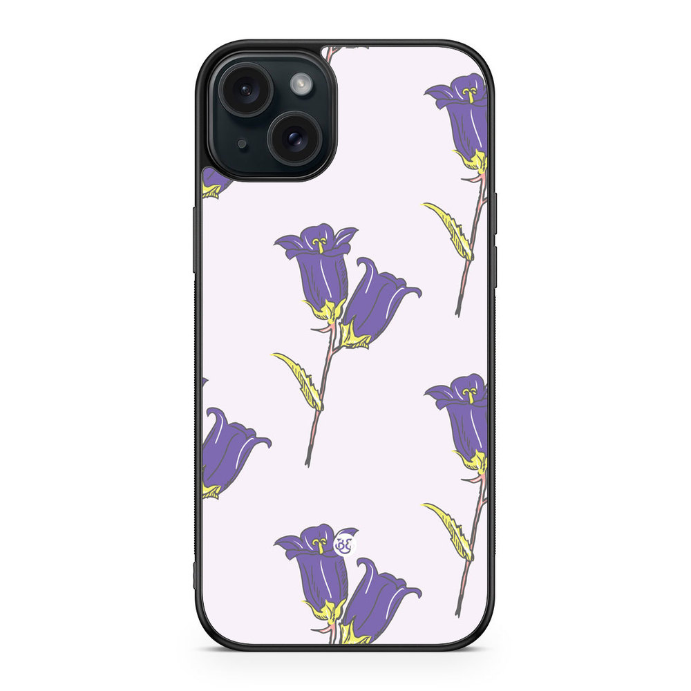 iPhone 15 Plus Case - Wild Purple Flowers