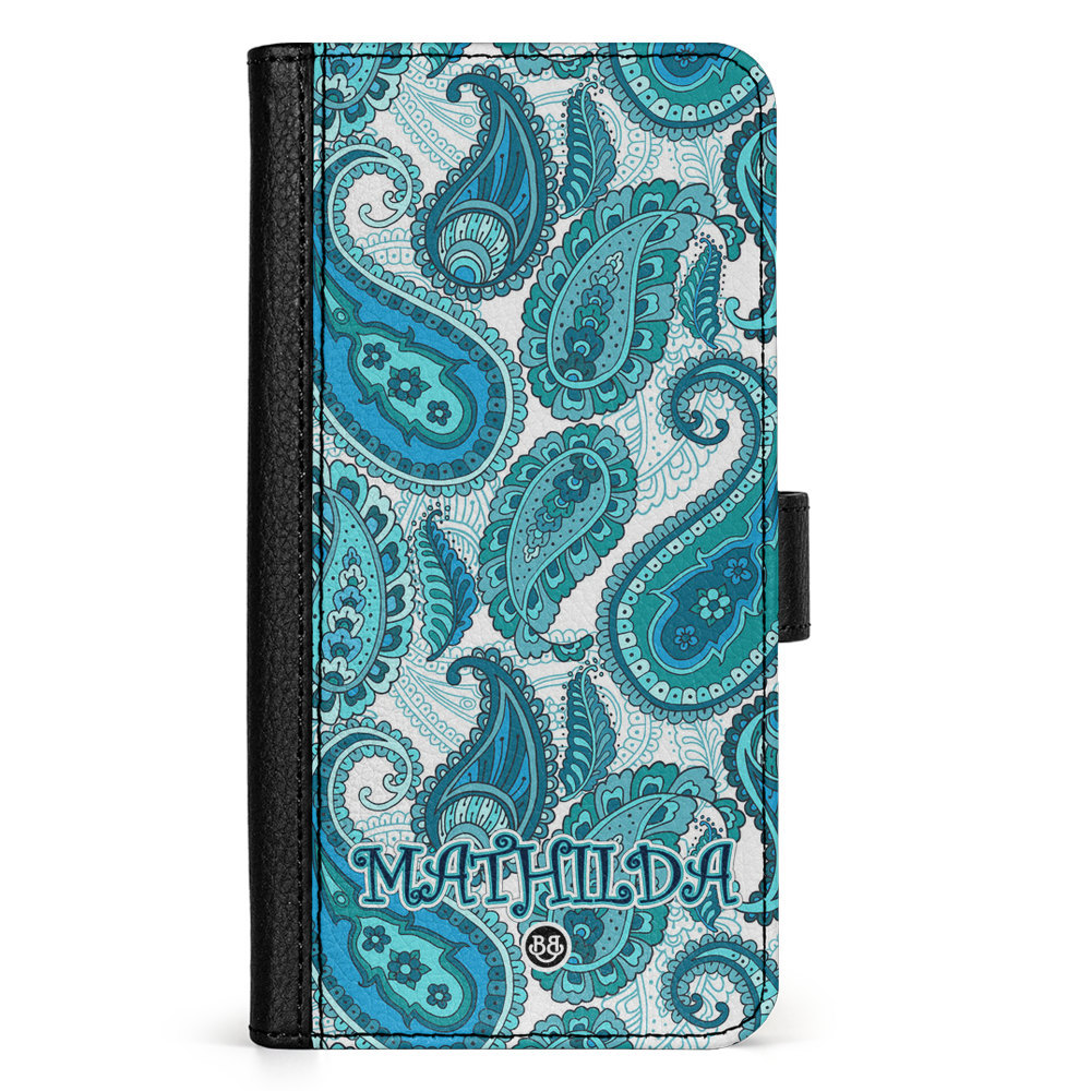 Doro 8050 Custom Wallet Case - Paisley Name