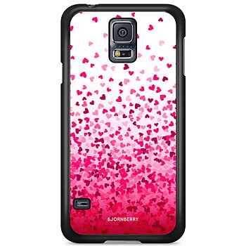 Samsung Galaxy S5/S5 NEO Skal - Hjärtkonfetti