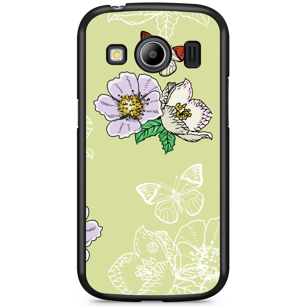 Samsung Galaxy Ace 4 Case - Butterfly Flower