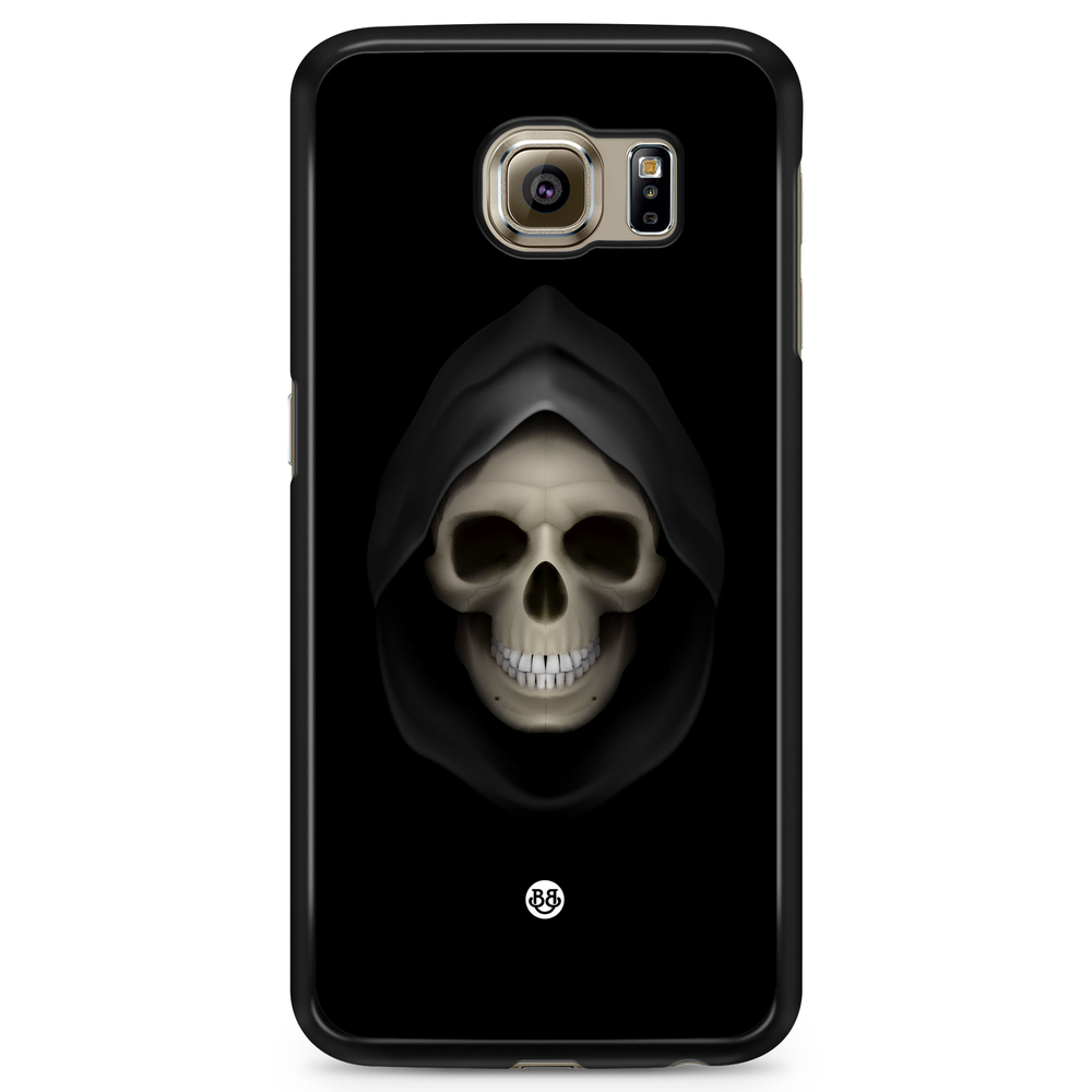 Samsung Galaxy S6 Edge Case - Svart Dödskalle