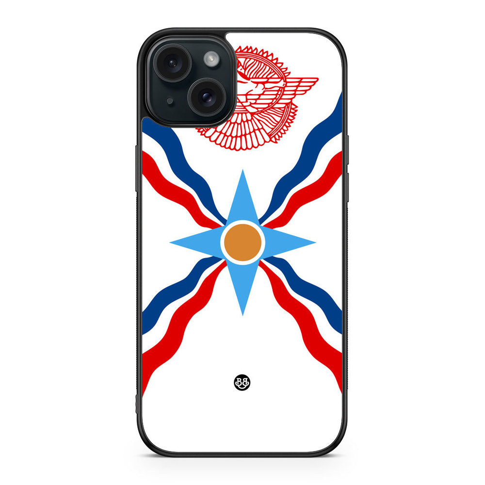 iPhone 15 Plus Skal - Assyriska flaggan
