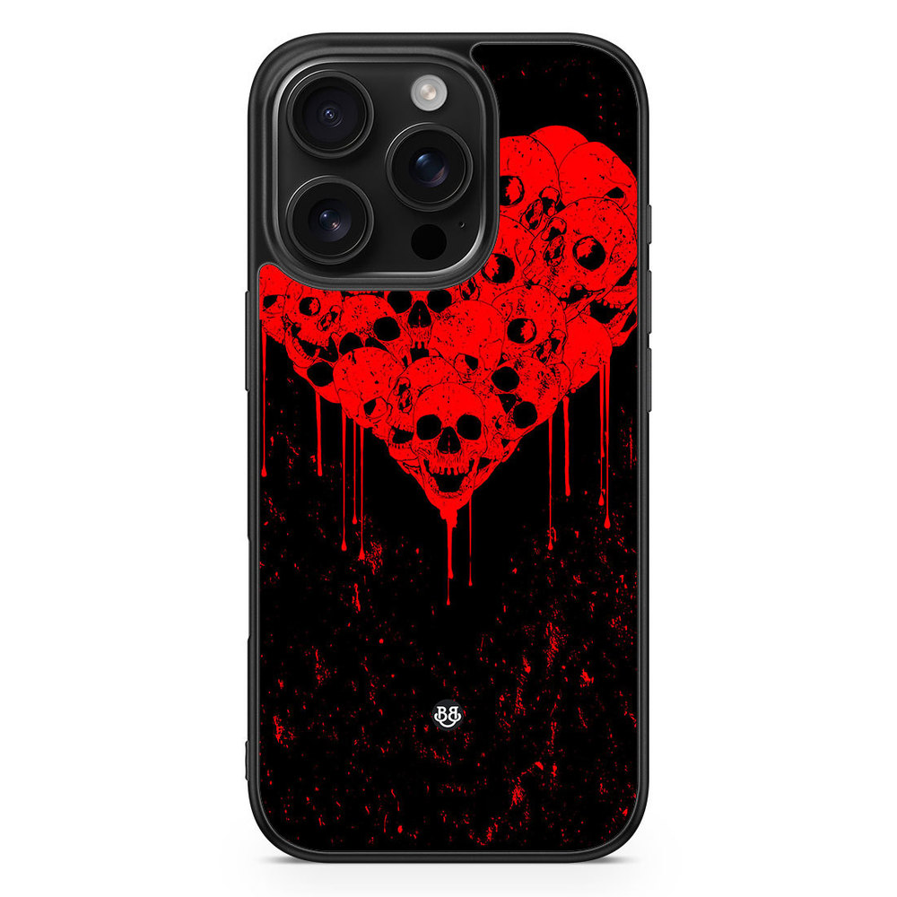 iPhone 16 Pro Case - Skull Heart