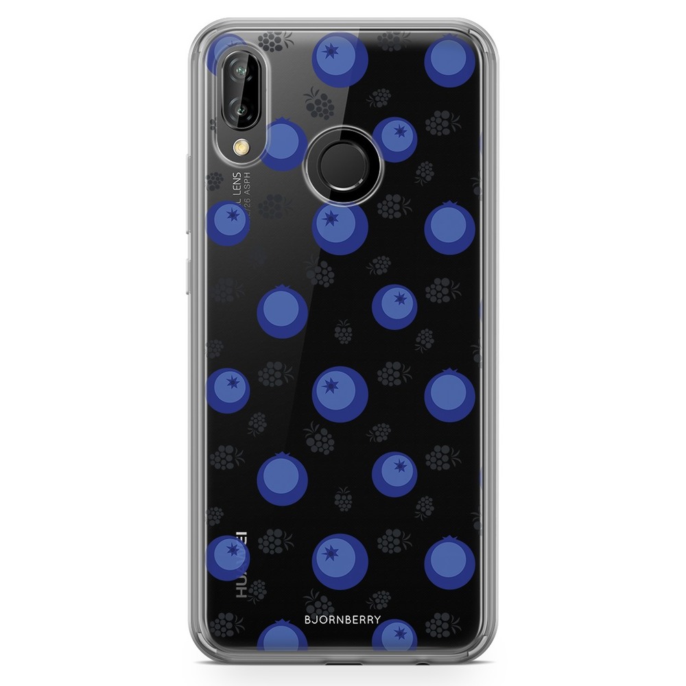 Huawei P20 Lite Fashion Skal - Blåbär