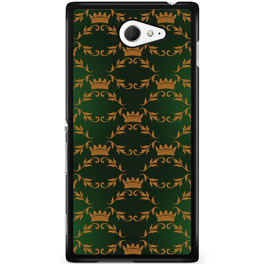 Sony Xperia M2 Aqua Case - Crown Pattern