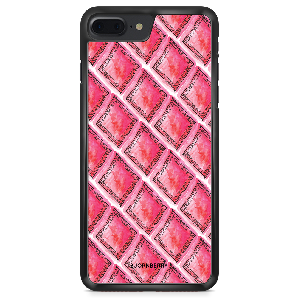 iPhone 8 Plus Case - Red Rhombus