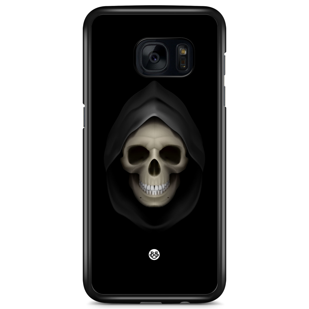Samsung Galaxy S7 Case - Svart Dödskalle