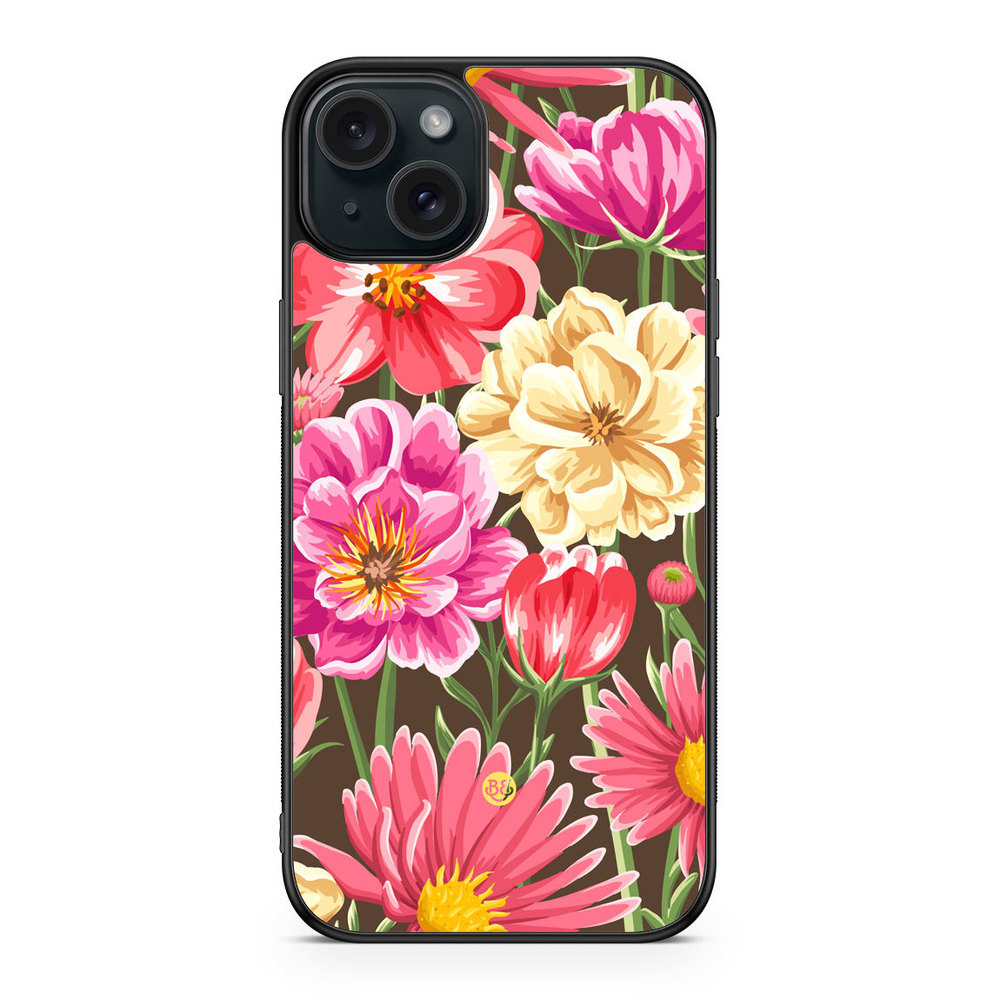iPhone 15 Plus Case - Seamless Flowers