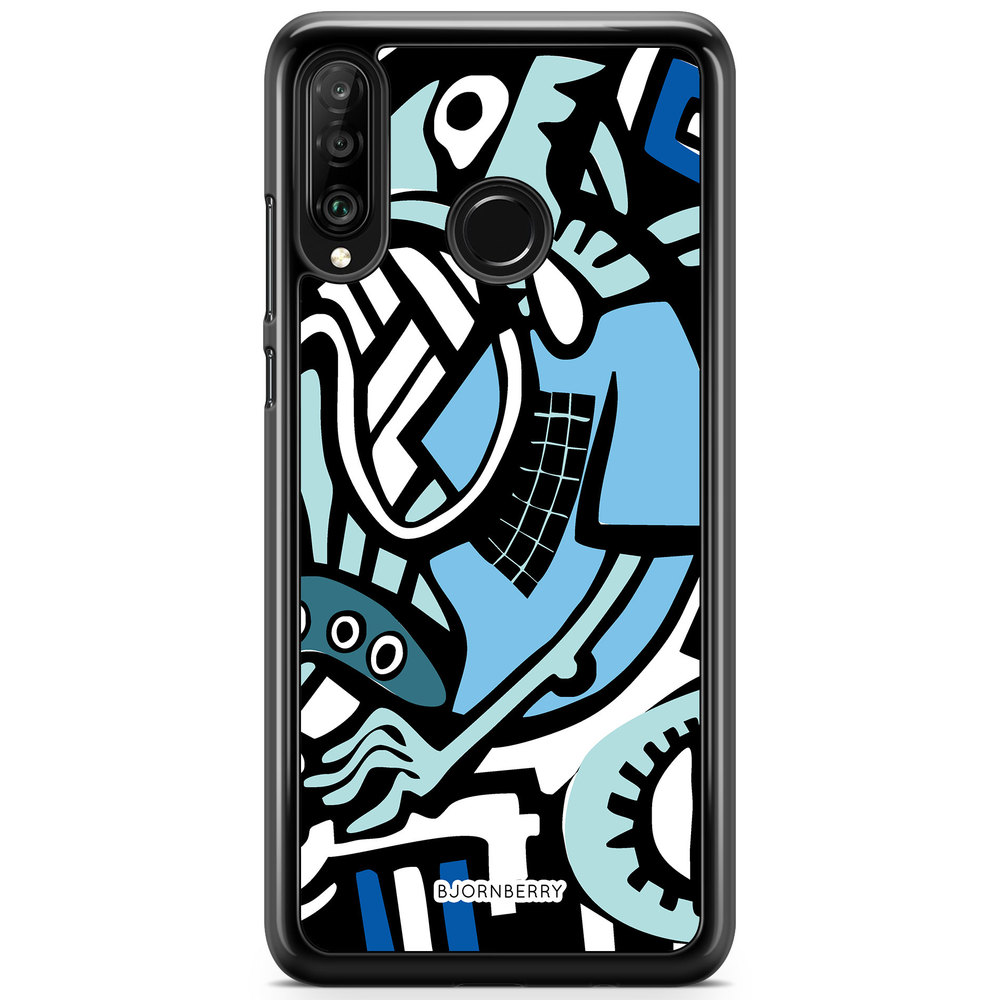 Huawei P30 Lite Case - Grafitti Lizard