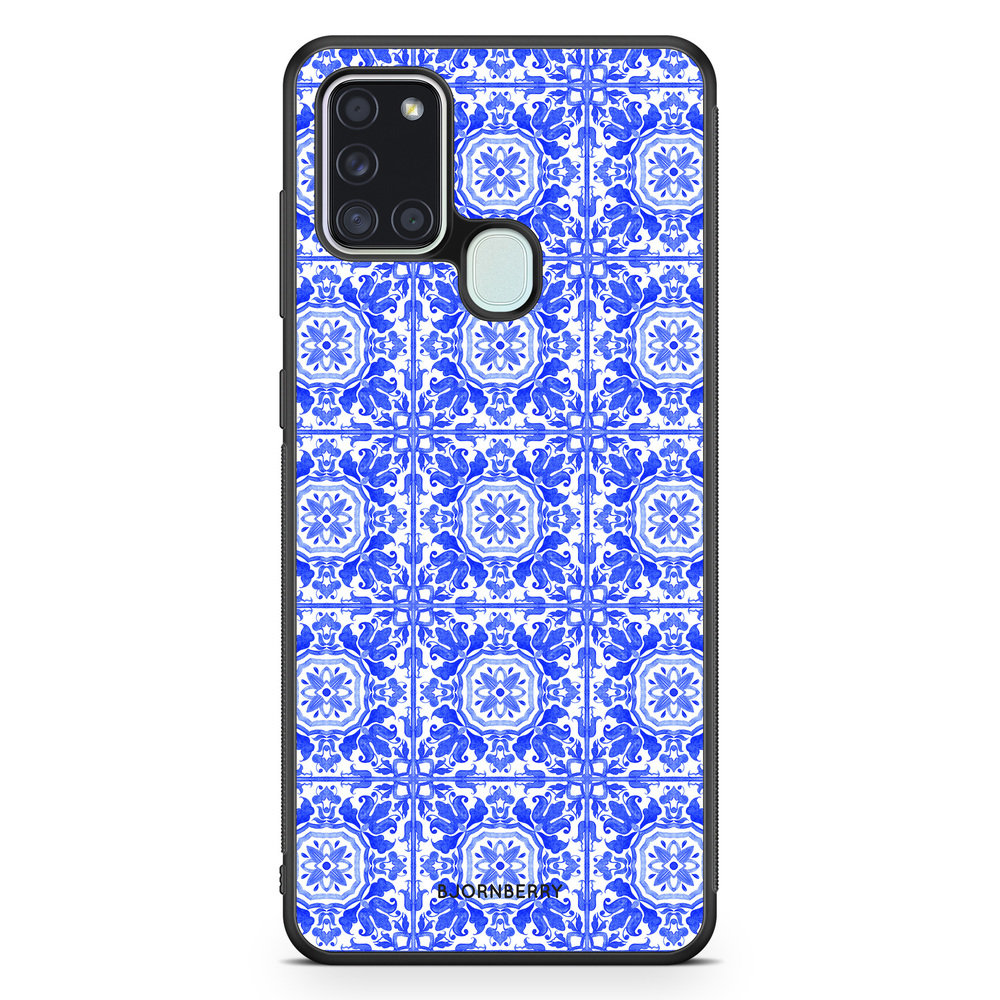 Samsung Galaxy A21s Case - Portuguese Tiles
