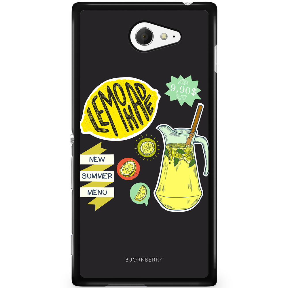 Sony Xperia M2 Aqua Case - Lemon Summer