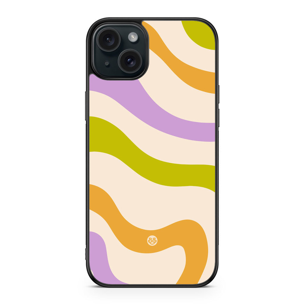 iPhone 15 Plus Case - Green/Orange 70s