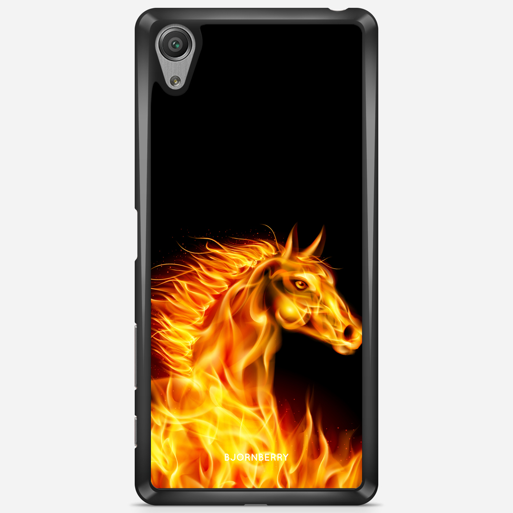 Sony Xperia X Performance Case - Flames Horse