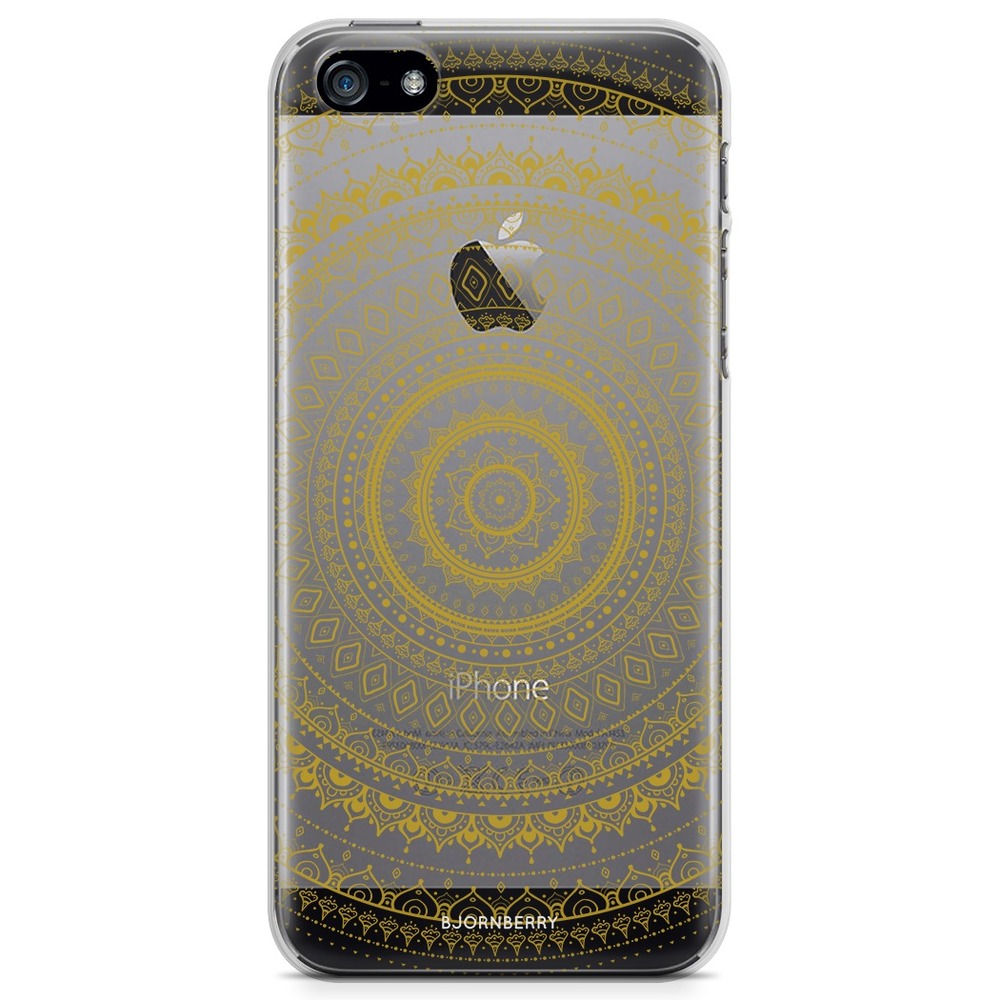 iPhone 5/5S/SE (2016) TPU Case - Gold Mandala
