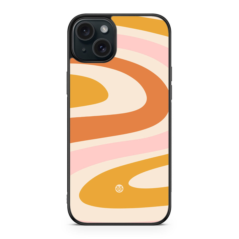 iPhone 15 Plus Case - Orange 70s