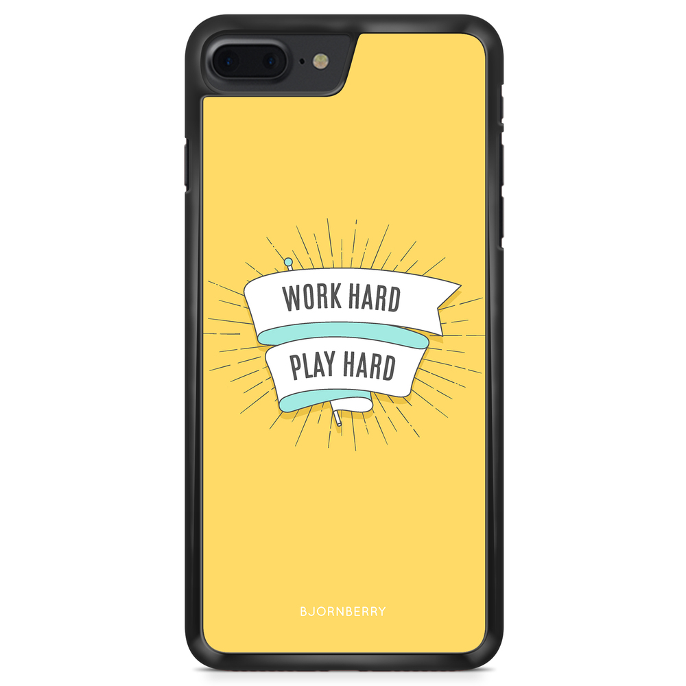 iPhone 8 Plus Case - Work hard play hard