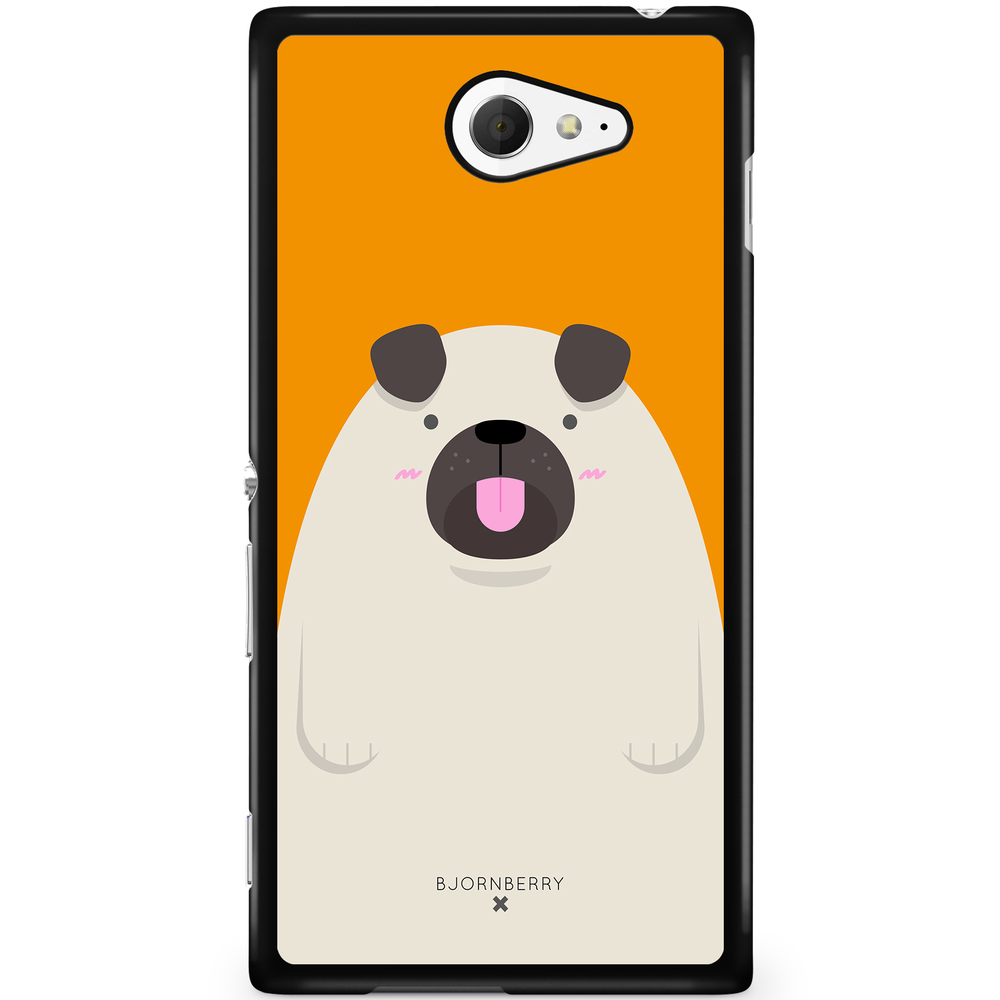 Sony Xperia M2 Aqua Case - Fat Pug
