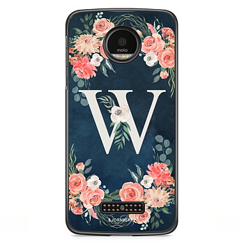 Moto Z2 Play Case - Monogram W