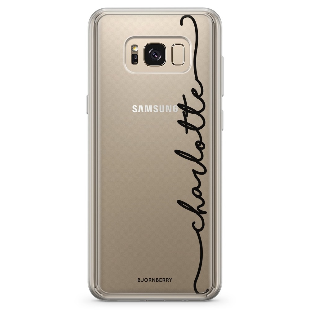Samsung Galaxy S8 Fashion Custom Case - Vertical Name