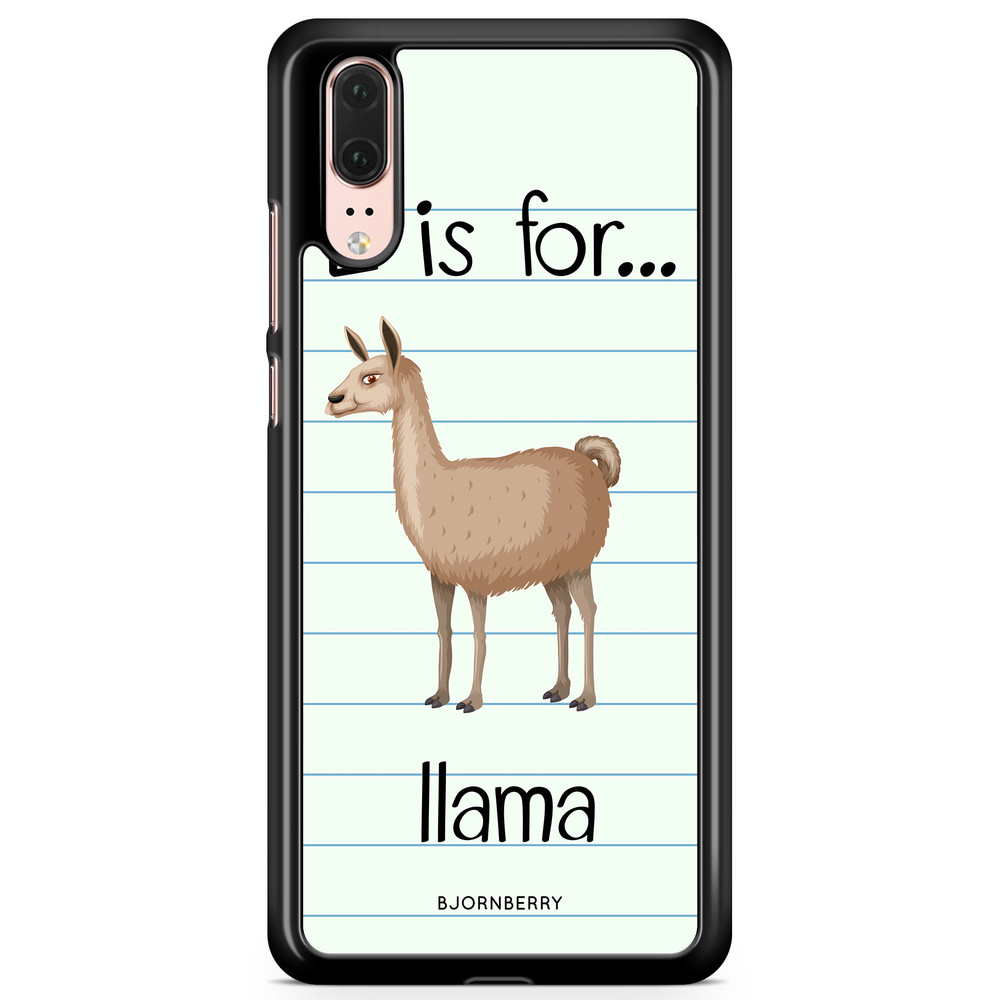 Huawei P20 Case - L Is For Llama
