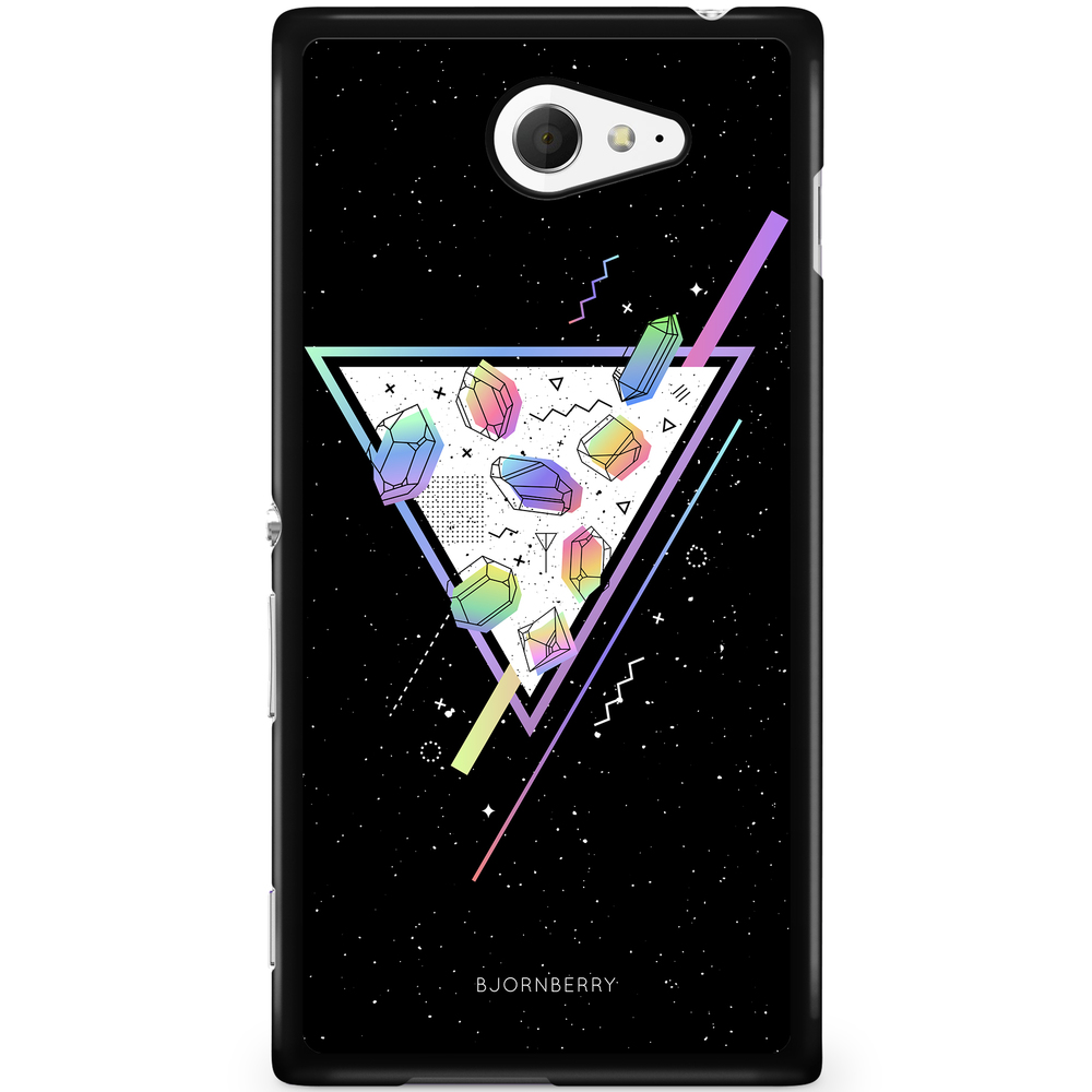 Sony Xperia M2 Aqua Skal - Space Triangle