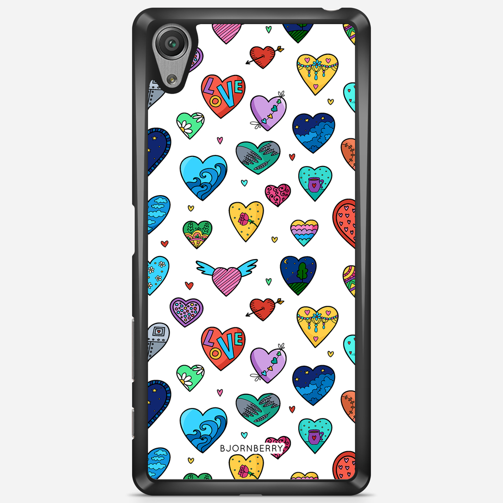 Sony Xperia X Performance Case - Hearts