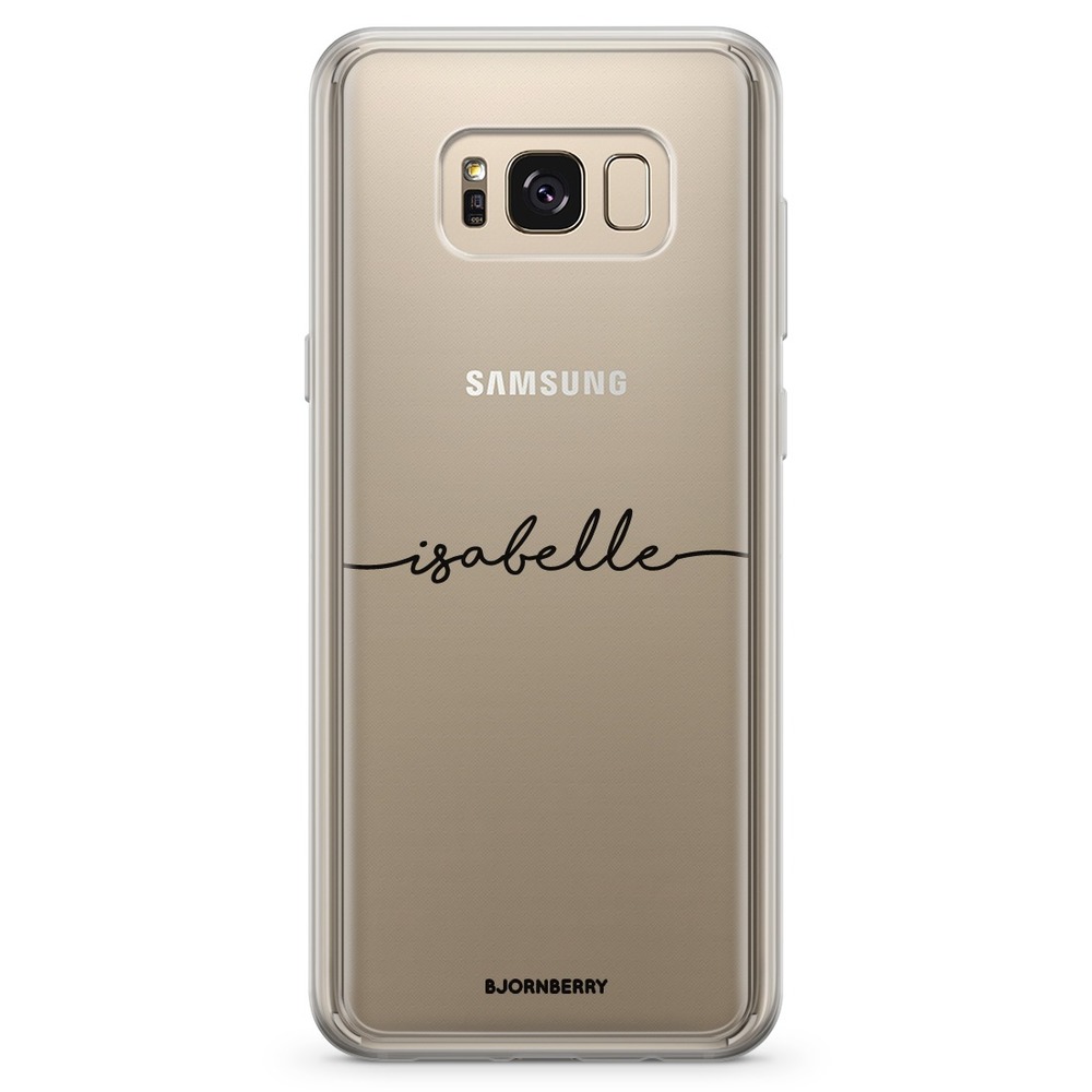 Samsung Galaxy S8 Fashion Custom Case - Name Black