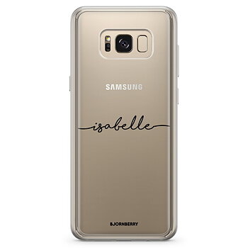 Samsung Galaxy S8 Skal Fashion Custom - Namn Svart