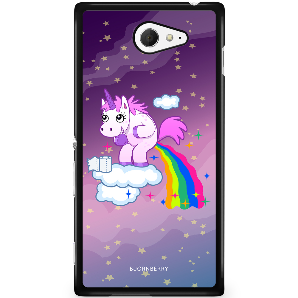 Sony Xperia M2 Aqua Case - Pooping Unicorn