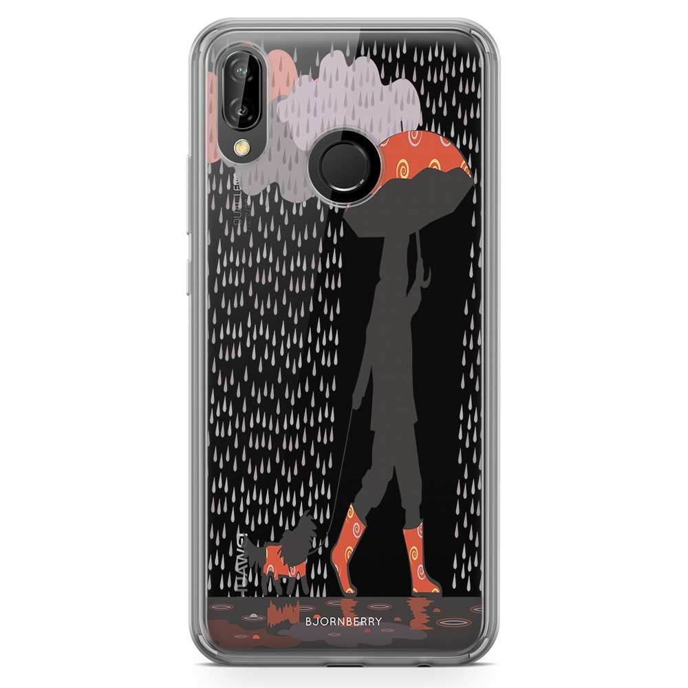 Huawei P20 Lite Fashion Case - Walking In The Rain