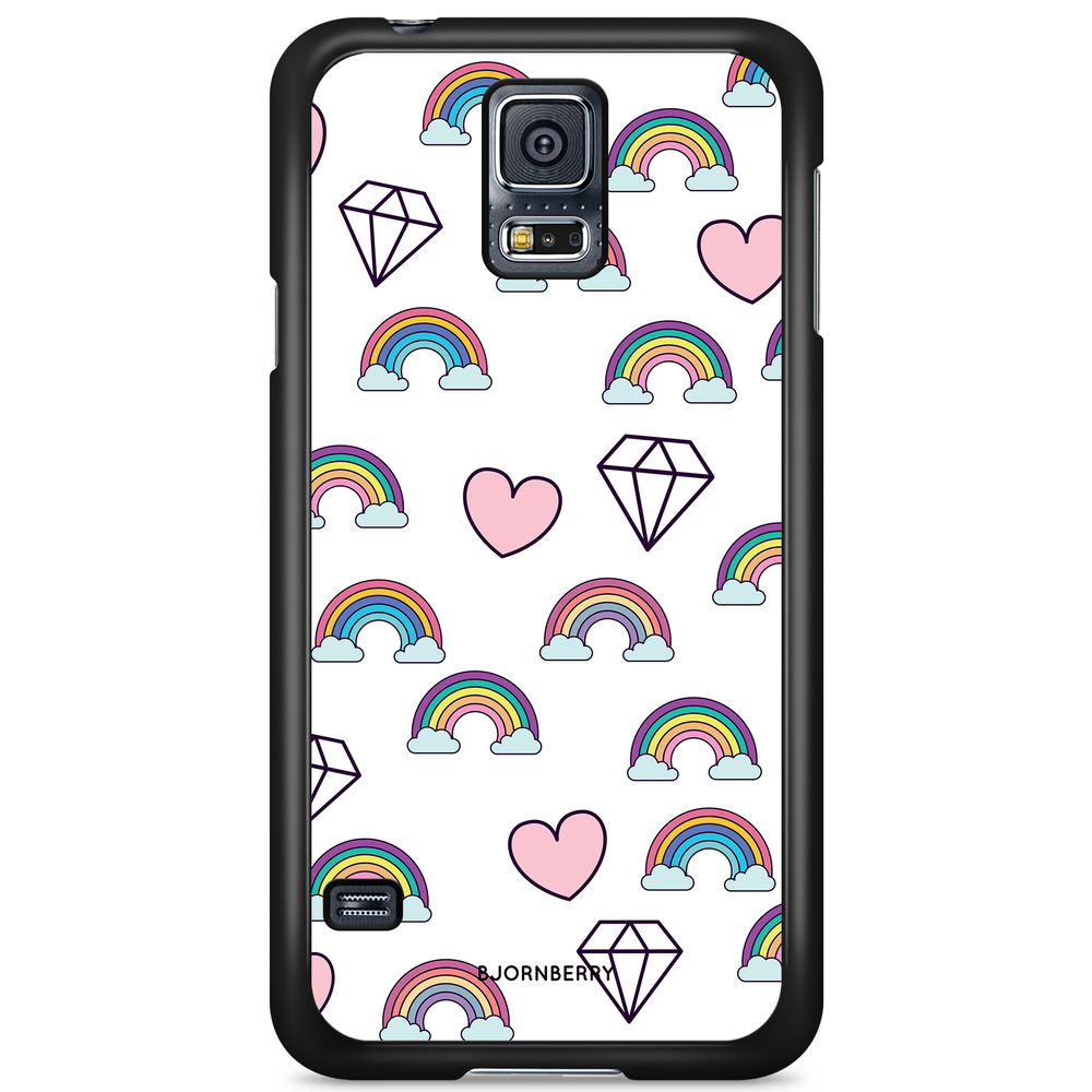 Samsung Galaxy S5/S5 NEO Case - Rainbows & Diamonds