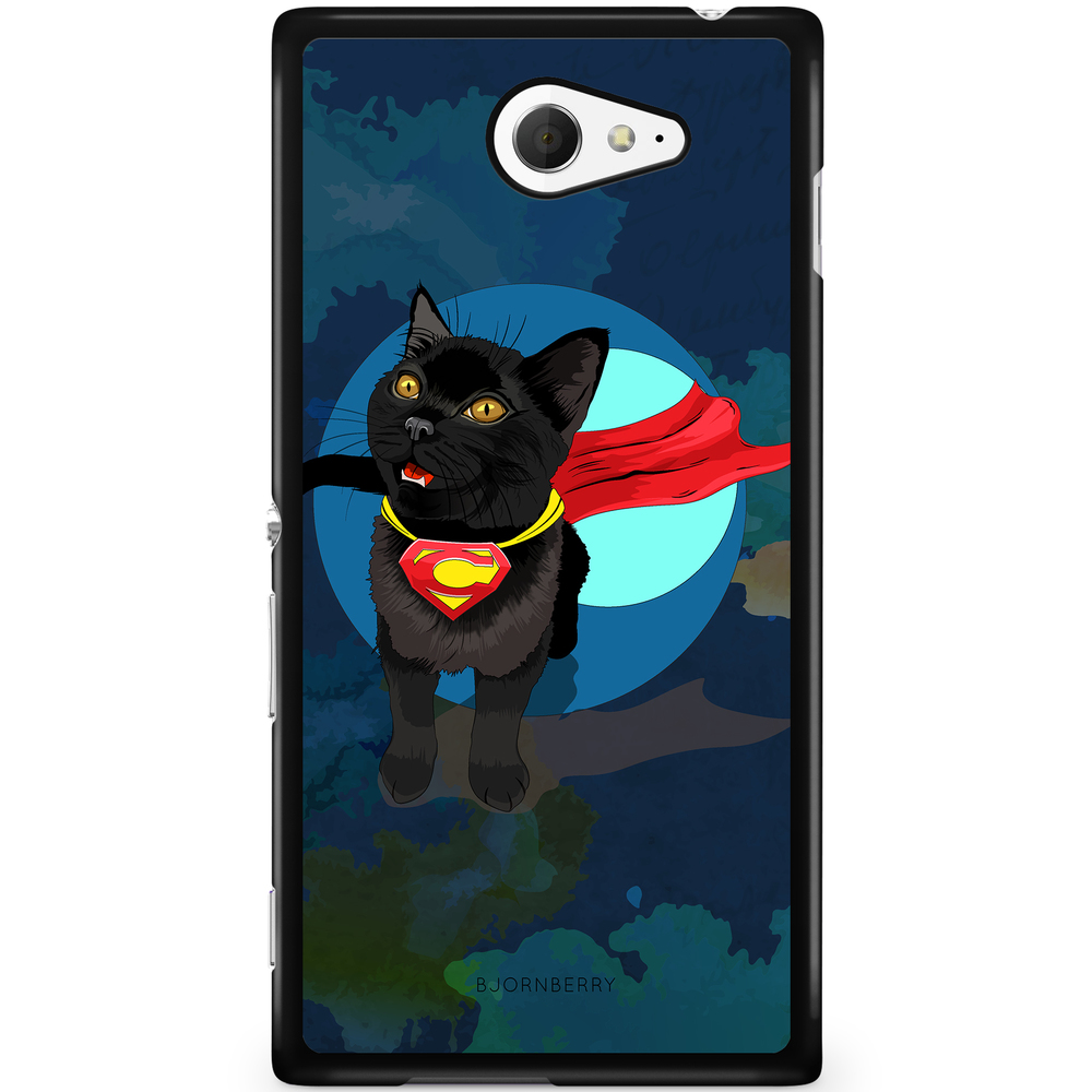 Sony Xperia M2 Aqua Case - Super Cat