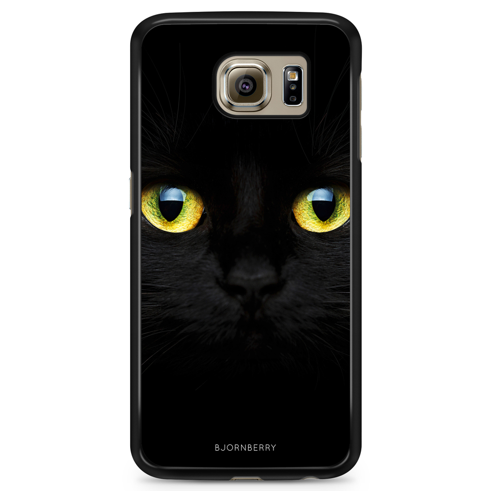 Samsung Galaxy S6 Case - Black Cat Close Up