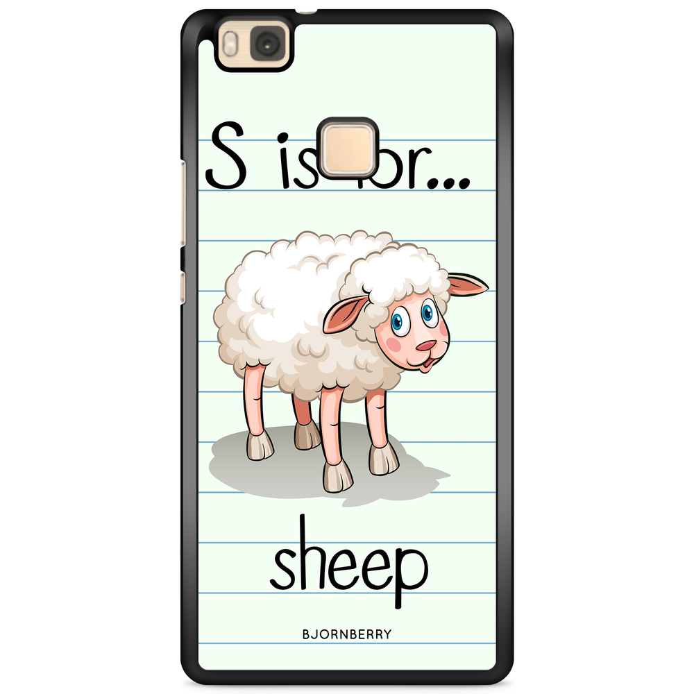 Huawei P9 Lite Case - S is for Sheep