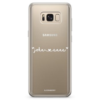 Samsung Galaxy S8 Skal Fashion Custom - Name ❤ Name Vit