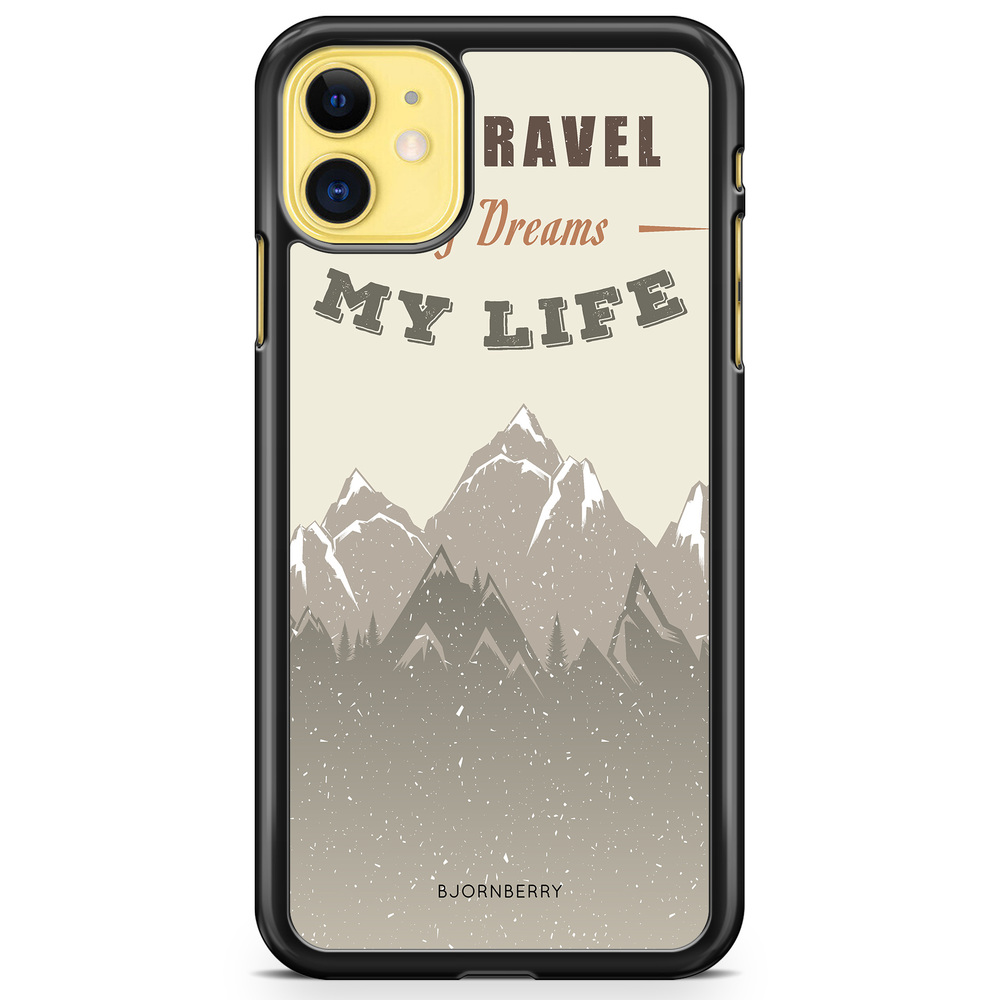 iPhone 11 Skal - My Travels, My Life | Mobilskal & Mobilfodral BJORNBERRY