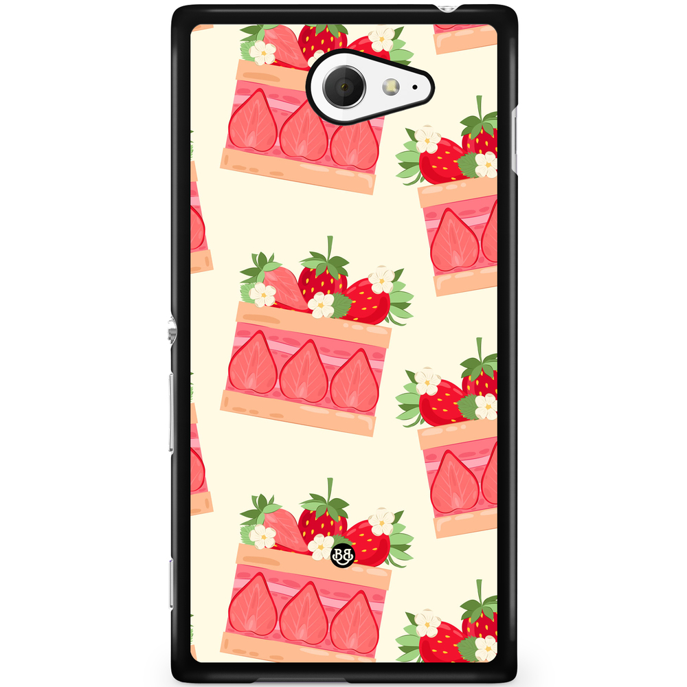 Sony Xperia M2 Aqua Case - SUMMER GARDEN - Cake Delight